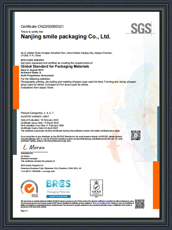 Certifikát SGS