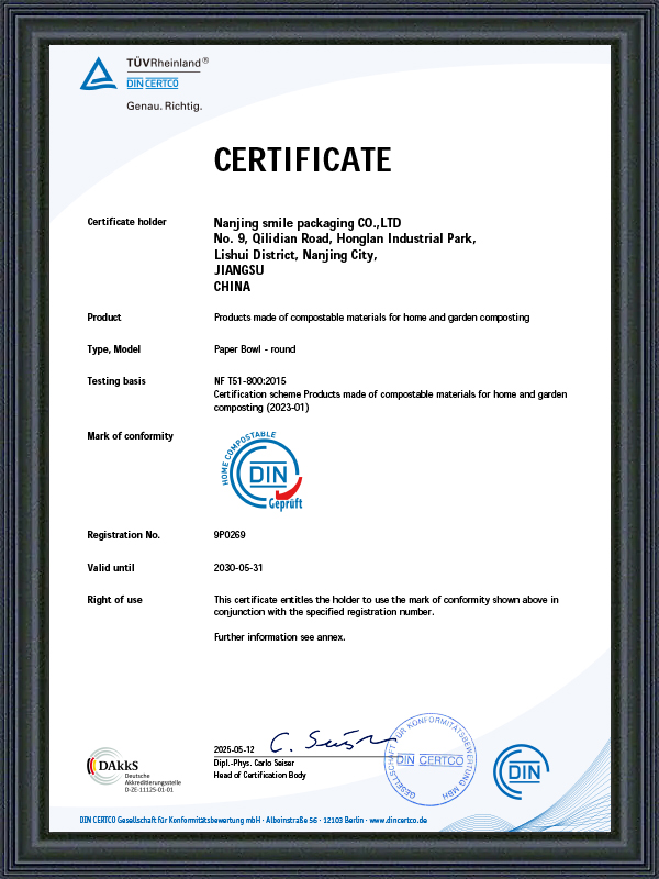 Certifikát DIN